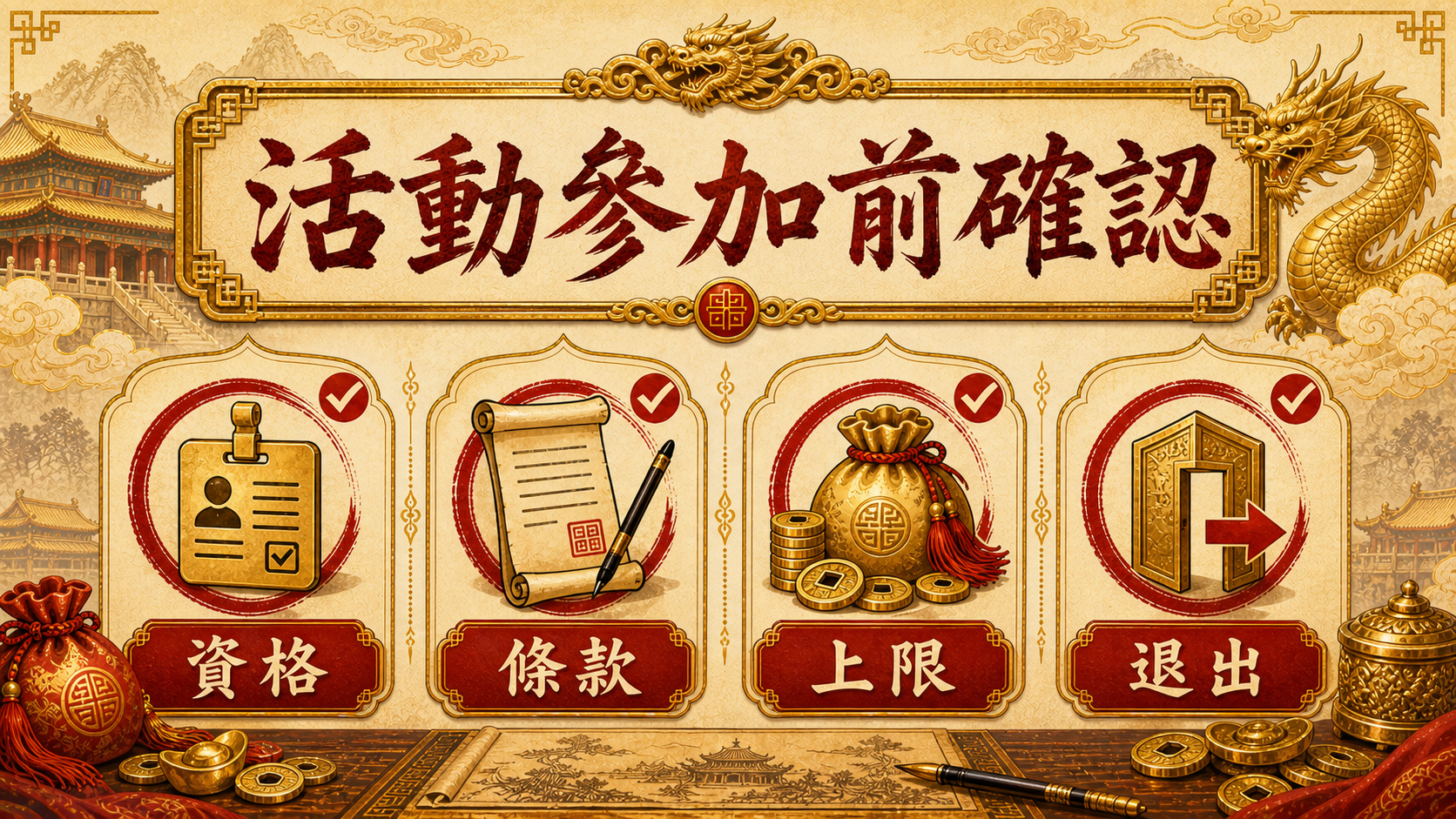 TU娛樂城活動參加前確認圖，包含資格、條款、上限與退出