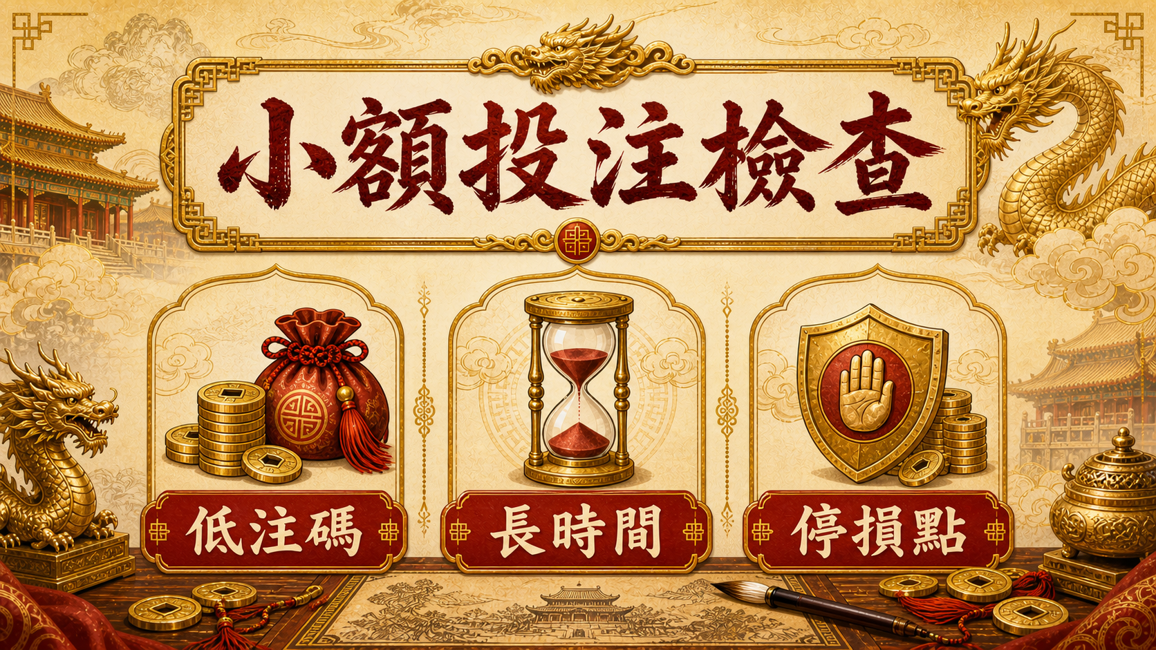 TU娛樂城小額投注檢查圖，包含低注碼、長時間與停損點
